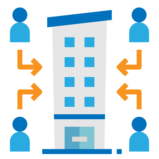 Outsourcing icon