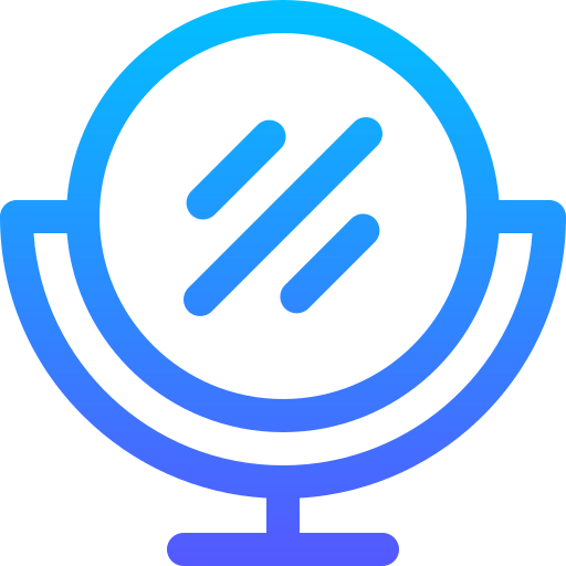 Hand mirror icon