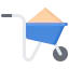 Wheelbarrow icon 64x64