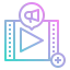 Video advertising biểu tượng 64x64