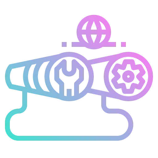 Technological support icon
