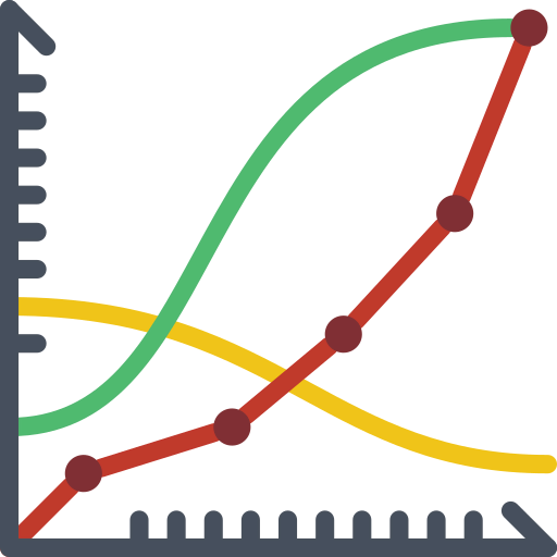 Line chart icon
