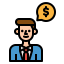 Financial consultant icon 64x64