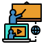 Online education icon 64x64