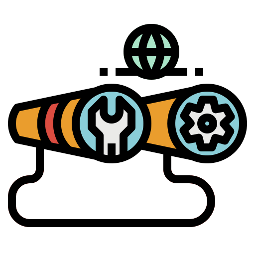 Technological support icon