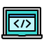 Web coding biểu tượng 64x64
