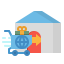 Online shopping icon 64x64