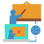 Online education icon 64x64