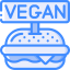Vegan burger icon 64x64