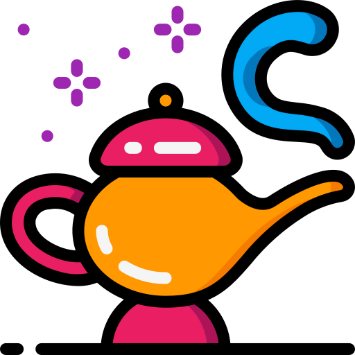Magic lamp icon