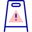 Wet floor icon 64x64