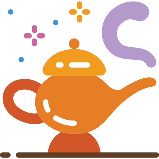 Magic lamp icon
