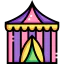 Circus tent icon 64x64