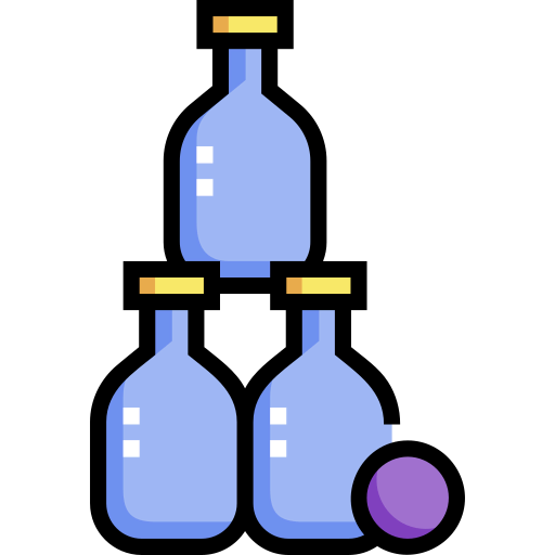 Bottle throw icon