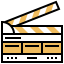 Clapperboard icon 64x64