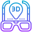 3d glasses icon 64x64