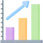 Bar chart icon 64x64