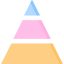 Pyramid chart icon 64x64