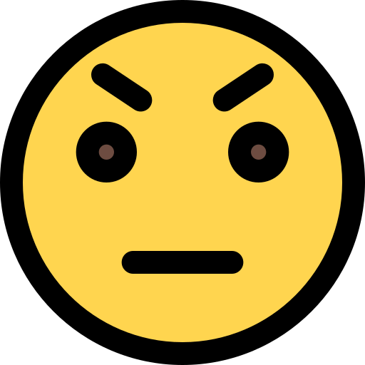 Upset icon