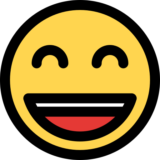 Grinning icon