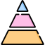 Pyramid chart icon 64x64
