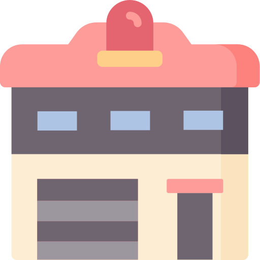 Fire station icon