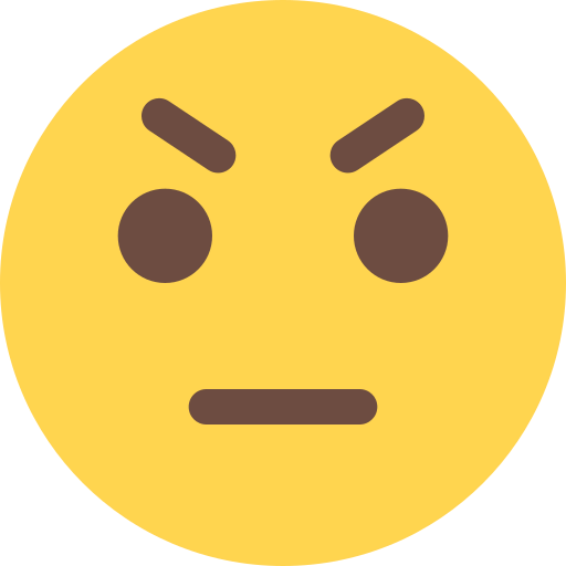 Upset icon