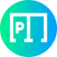 Outdoor parking icon 64x64