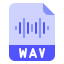 Wav format icon 64x64