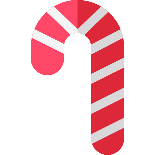Candy cane icon