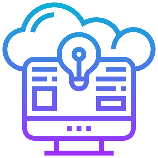 Cloud computing icon