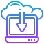 Cloud download ícone 64x64