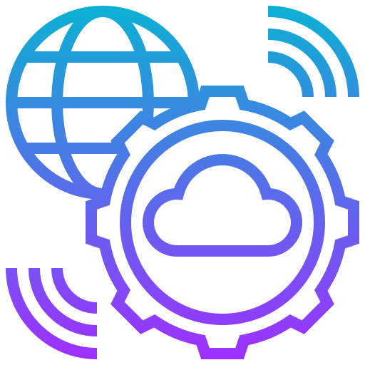Cloud network icon