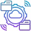 Cloud sharing icon 64x64