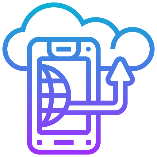 Cloud upload icon