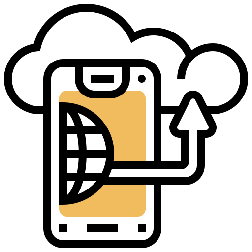Cloud upload icon