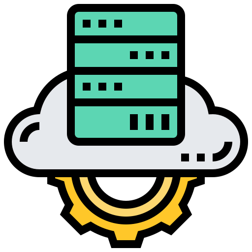 Cloud data ícono