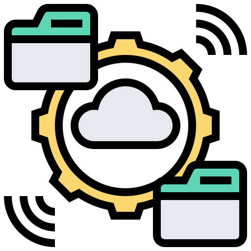 Cloud sharing icon