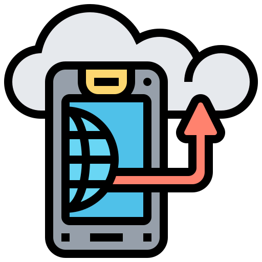 Cloud upload icon
