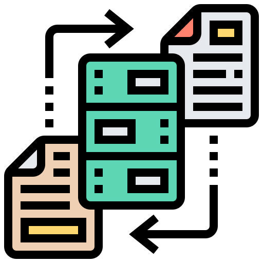 Data synchronization ícone