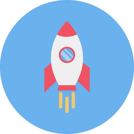 Rocket ship icon