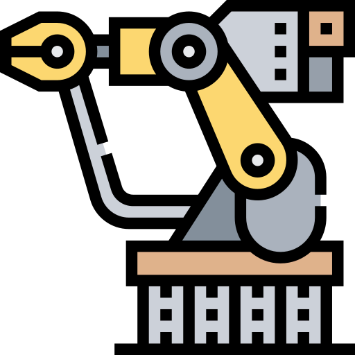 Robot arm icon