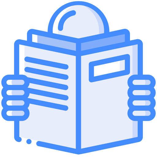 Reading book icon