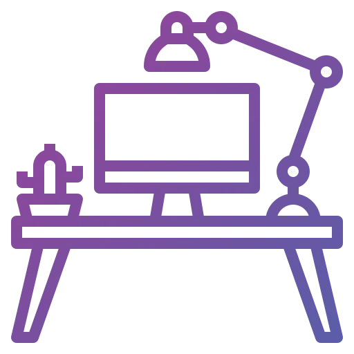 Desktop computer icon