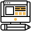 Content writing icon 64x64