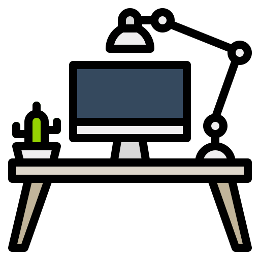 Desktop computer icon