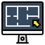 Floor plan アイコン 64x64