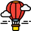Hot air balloon icon 64x64