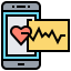 Heart rate icon 64x64