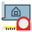 Measuring tape icon 64x64